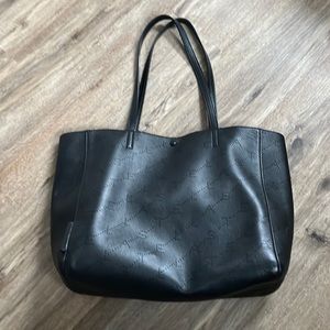 Stella McCartney Black Faux Leather Tote